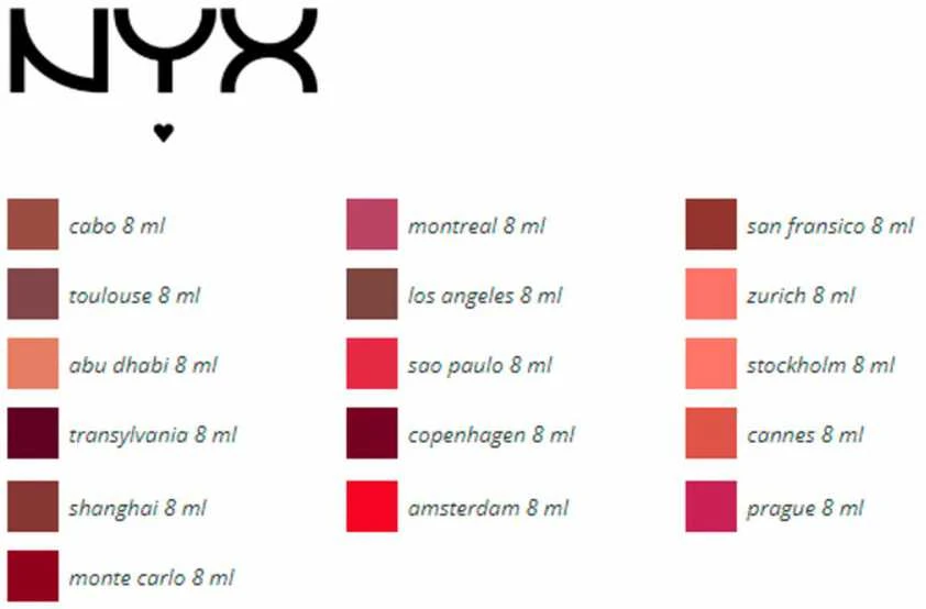 NYX Matiniai lūpų dažai Soft Matte Lip Cream, 8 ml, spalva - Sao Paulo