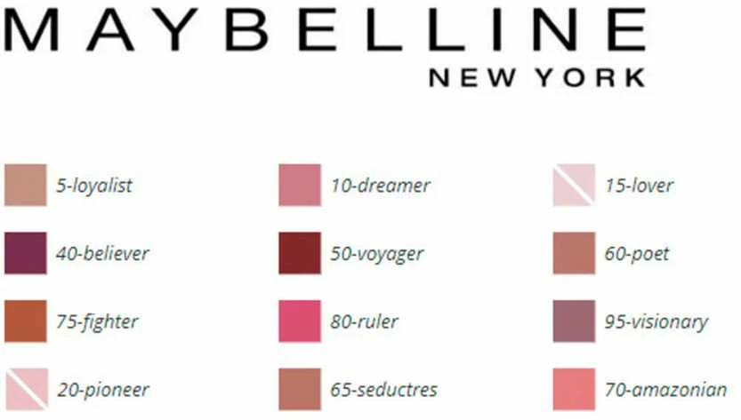 Maybelline New York Superstay Matte Ink Skysti matiniai lūpų dažai, 5 ml, spalva - 15 Lovers