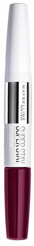 Lūpų dažai Maybelline Superstay 24 2-Step Liquid Lispstick makiažas 195 Raspberry