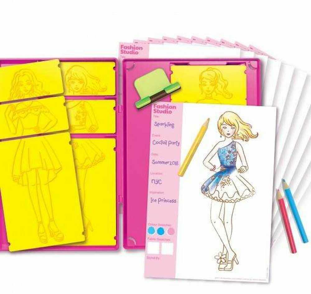 3Doodler 4M FASHION STUDIO kūrybinis rinkinys mergaitei, vaikui, DOVANA