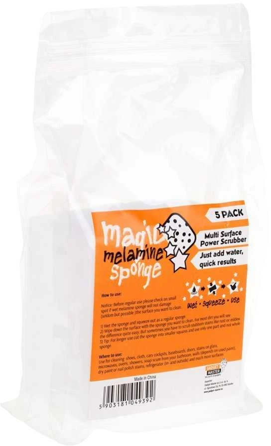 Upominkarnia Dovanų parduotuvė Magic melamino kempinėlė 5 vnt.