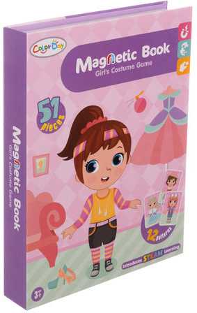 Marka Niezdefiniowana - Vaikiška magnetinė dėlionė "Mada" 24709