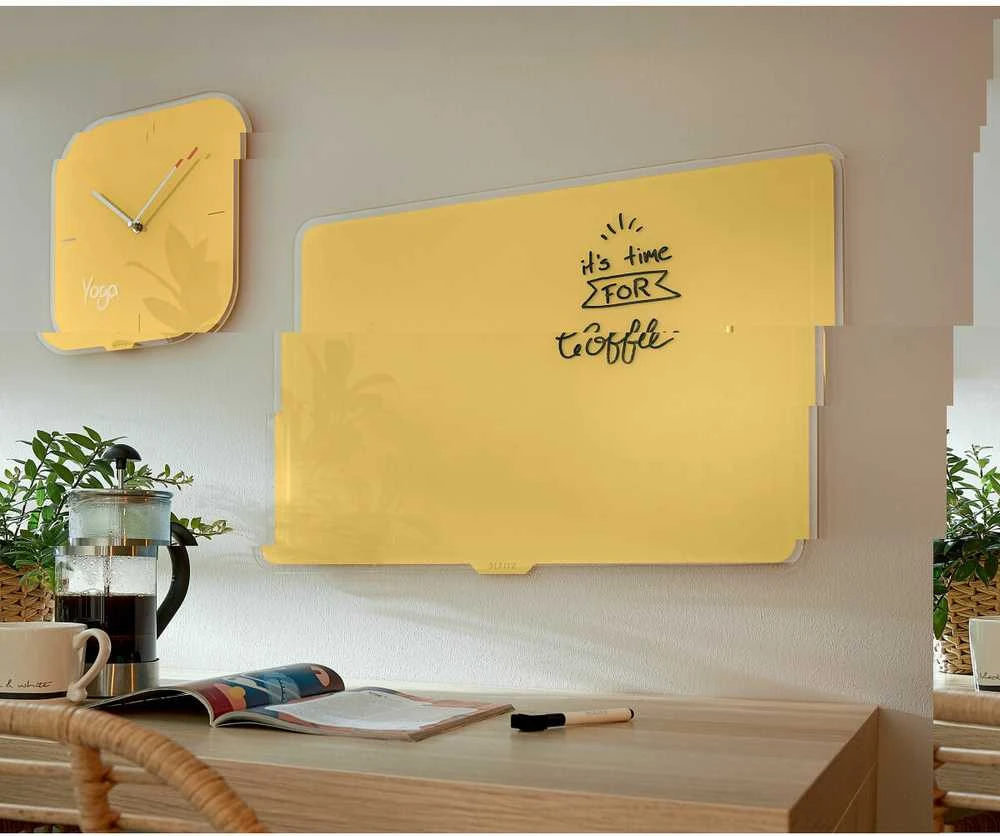 Leitz Glass magnetinė lenta Leitz Cozy 80x60cm, geltona 70430019