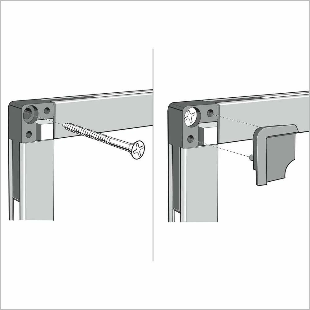 Magnetinė balta lenta Nobo Essence Steel 600x450mm (1905209)