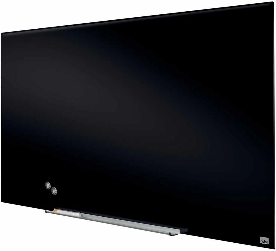 Esselte Stiklinė magnetinė lenta NOBO Impression Pro, plačiaekranė 57", 126x71cm, juoda sp.