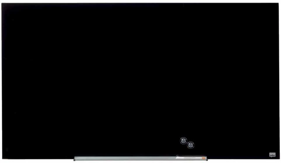 Esselte Stiklinė magnetinė lenta NOBO Impression Pro, plačiaekranė 57", 126x71cm, juoda sp.