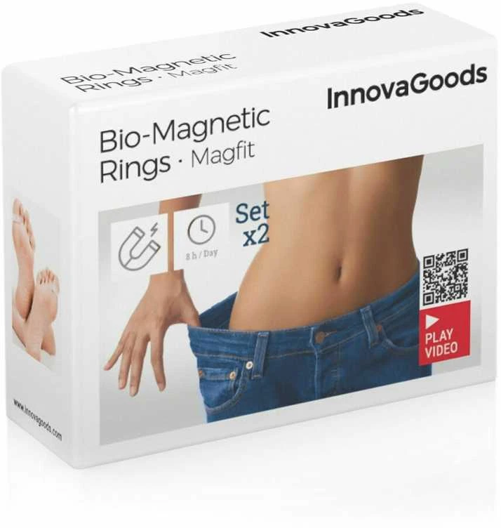 Magnetiniai liekninantys žiedai Magfit InnovaGoods Pakuotėje yra 2 vienetų