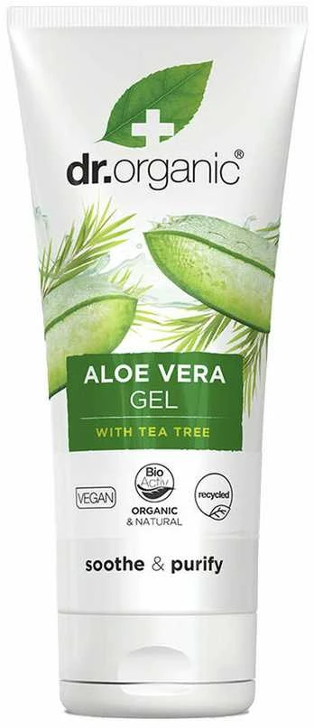 Dr. Organic Aloe Vera gelis su arbatmedžiu 200ml
