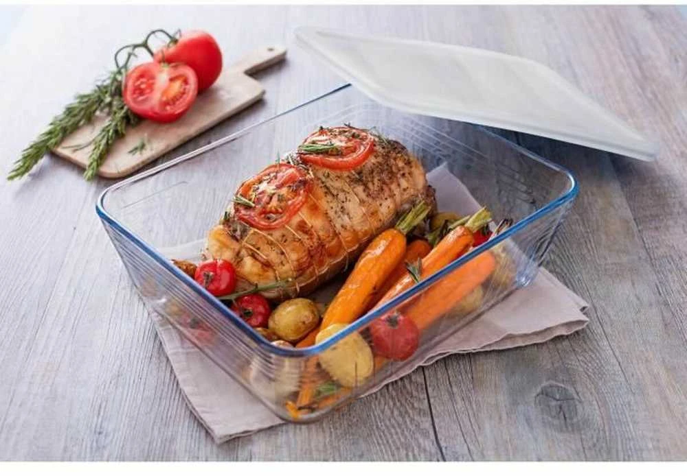 Kepkite ir orkaitėje atsparų patiekalą Šaldymas su dangteliu 22 x 17 cm 1,5 l PYREX