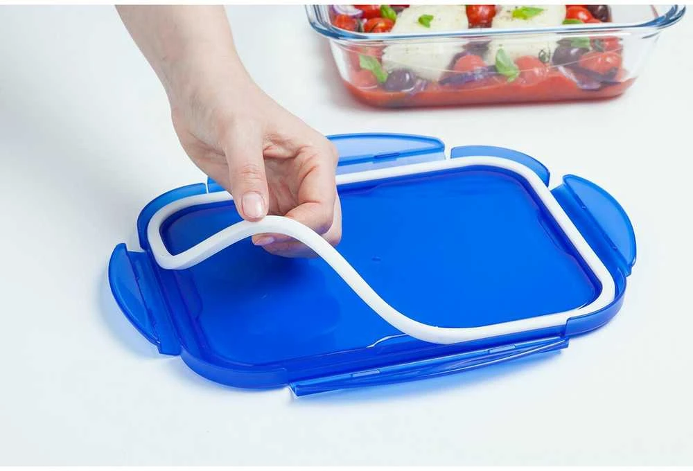 Karščiui atsparus konteineris su dangteliu Cook & Eiti 20,6 x 15,5 cm 0,8 l PYREX