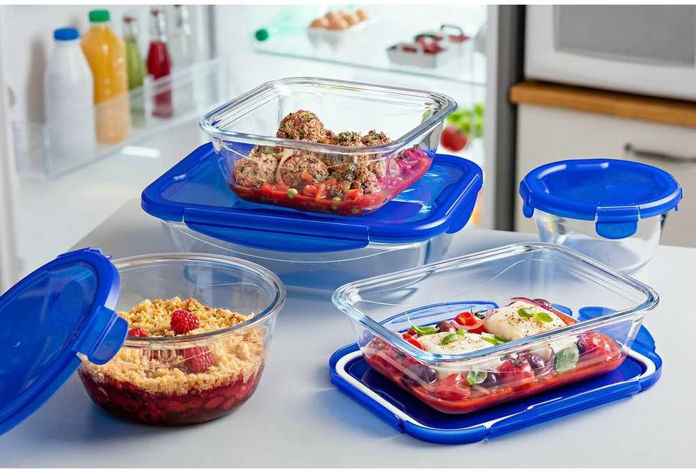 Karščiui atsparus konteineris su dangteliu Cook & Eiti 20 x 9 cm 1,6 l PYREX