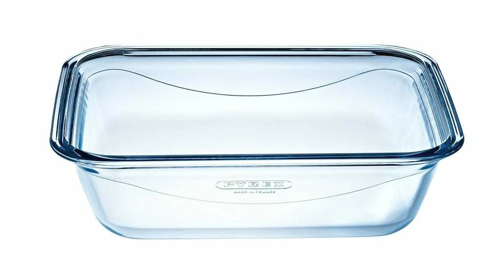 Pyrex 283PG00/7044, Troškintuvas kepimui, Stačiakampis, Stiklas, Plastikas, Skaidrus, -20 - 240 °C