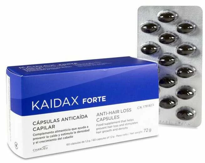 "Kaidax Forte" nuo plaukų slinkimo 60 kapsulių