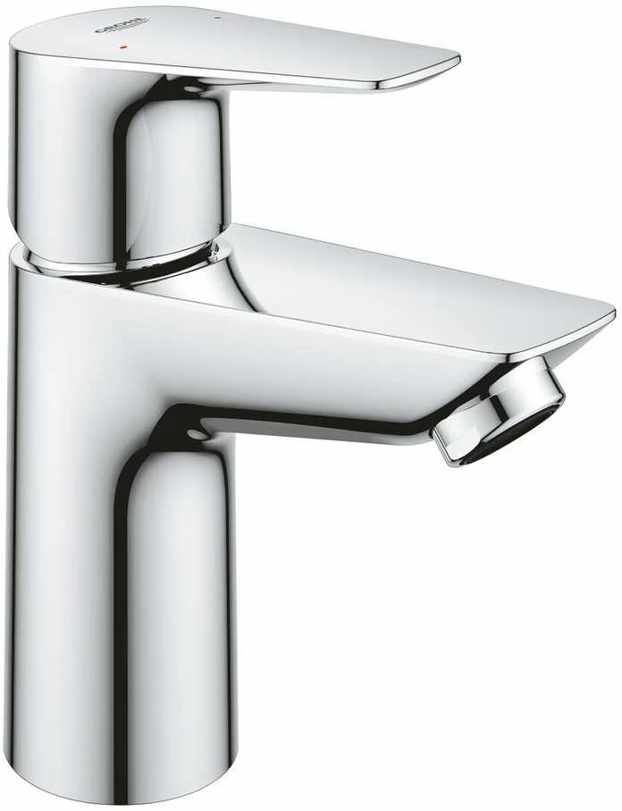 Grohe Start Edge S kriauklės maišytuvas su atidarymo mechanizmu paspaudimu, chromuotas