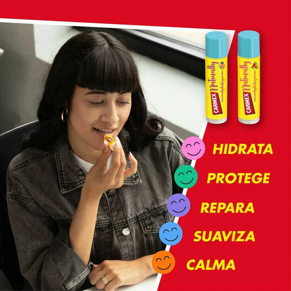 Carmex Naturally Moisturizing Lūpų balzamas Stick 4., 25 g