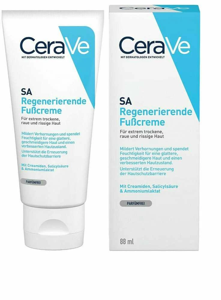 Atkuriamasis pėdų kremas Cerave SA Renewing Foot Cream, 88 ml