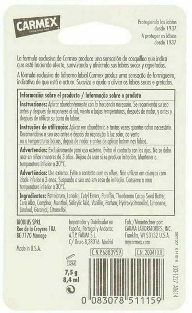 "Carmex Classic Original" indelis 7,5g