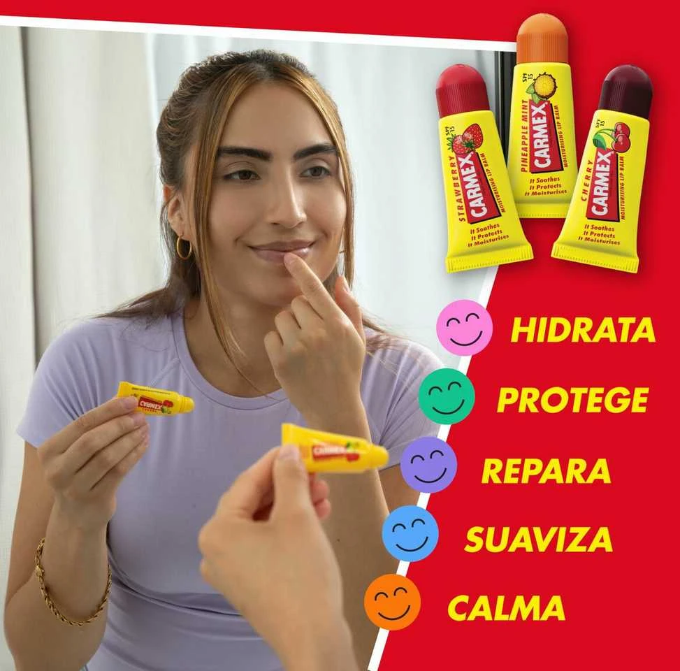 „Carmex Mini“ drėkinamieji lūpų balzamai su SPF15 trio 3U