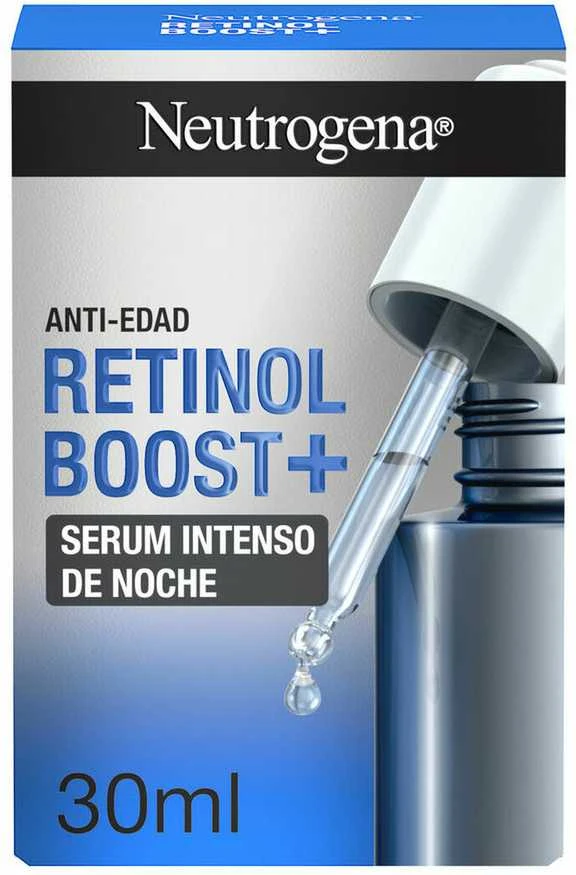 Neutrogena Retinol Boost+ Intense Night Serum naktinis veido serumas, 30 ml