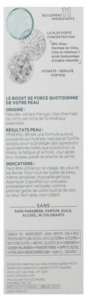 Vichy Mineral 89 Hyaluron Daily Booster