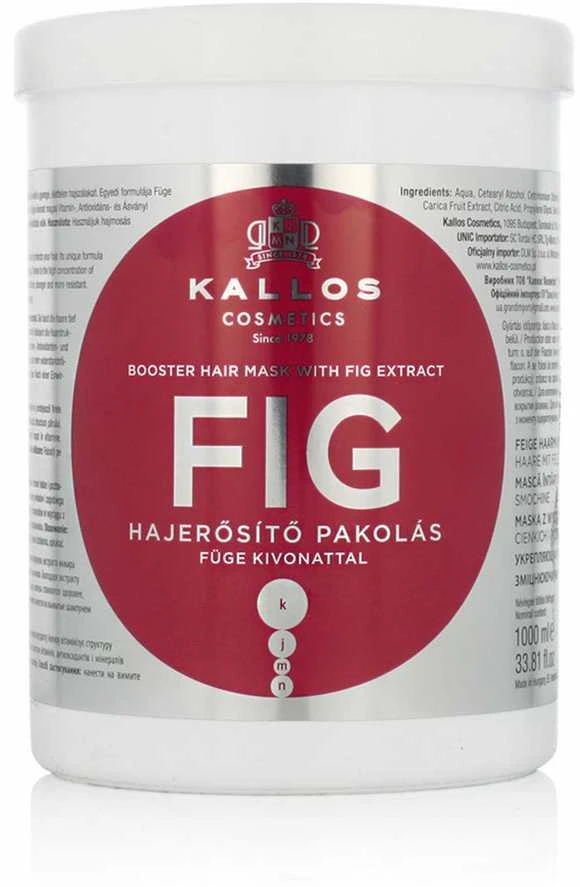 Giliai maitinanti plaukų kaukė Kallos FIG Booster Hair Mask 1000 ml