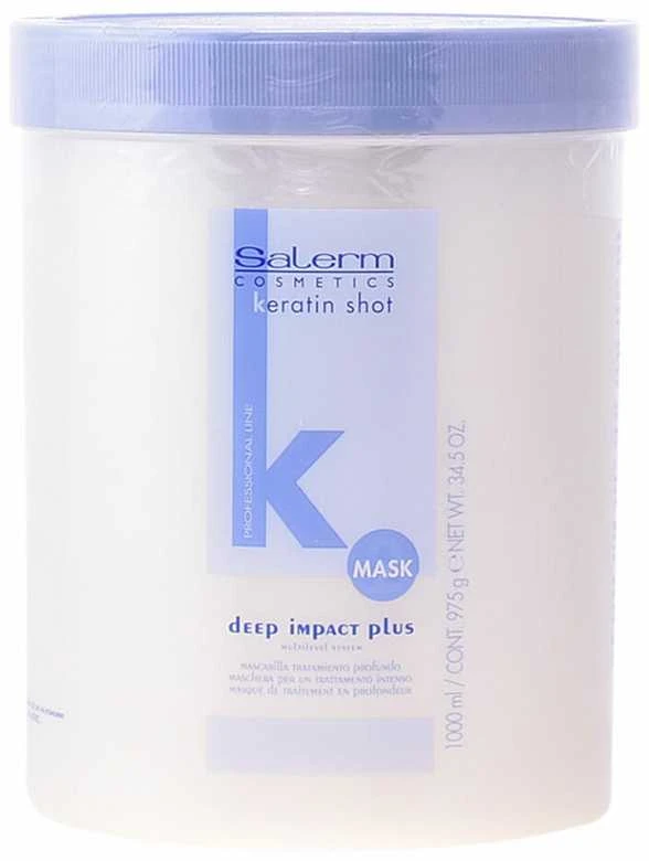 „Salerm Cosmetics“ keratino kaukė „Deep Impact Plus“, 1000 ml