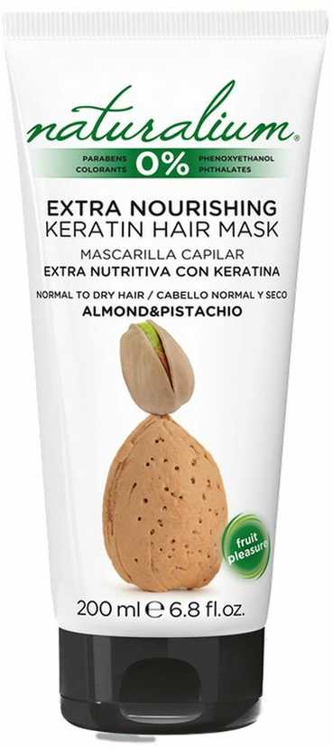 Naturalium migdolų ir pistacijų plaukų kaukė, 200 ml