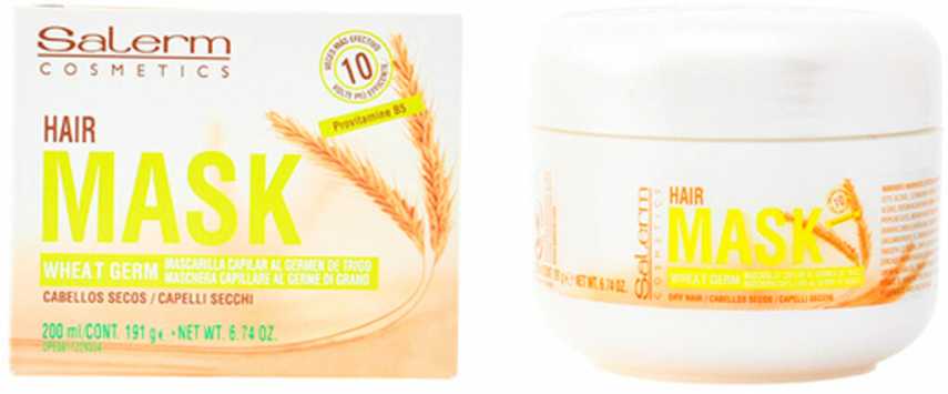 Salerm Cosmetics Wheat Germ plaukų kaukė, 200 ml