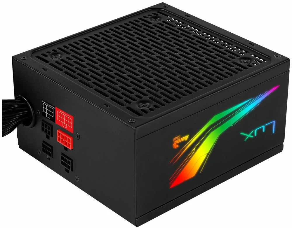 Maitinimo šaltinis Aerocool LUX AEROPGSLUXRGB-550 (550 W, 120 mm)