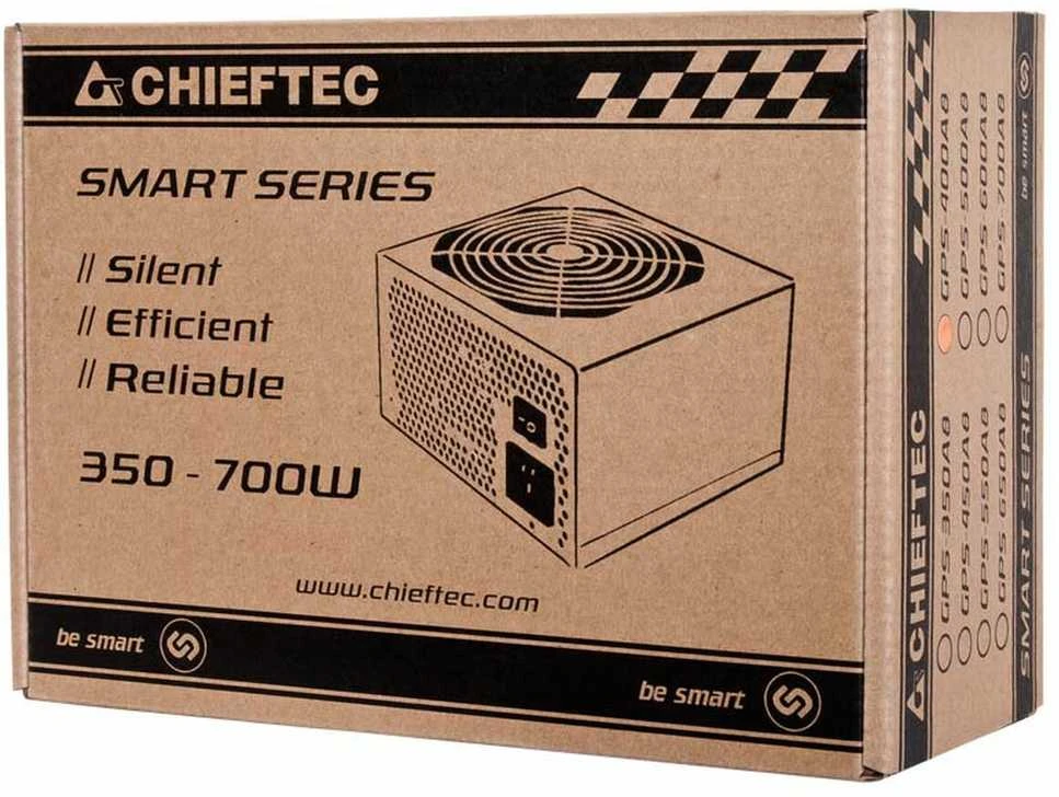 Maitinimo blokas Chieftec ATX SMART serijos GPS-400A8, 400W dėžutėje