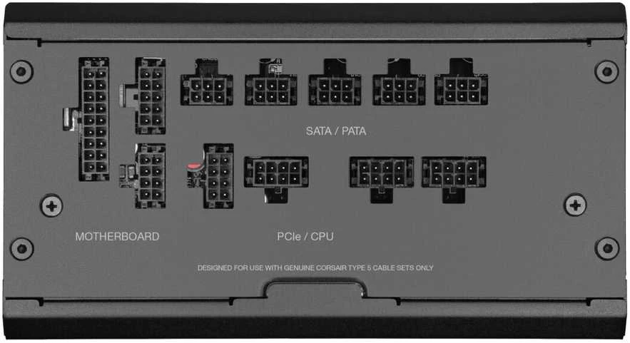 „Corsair SF Series SF750 SFX“ maitinimo šaltinis, 80 PLUS Platinum, ATX 3.1 / PCIe 5.1 × 750 vatų, juodas