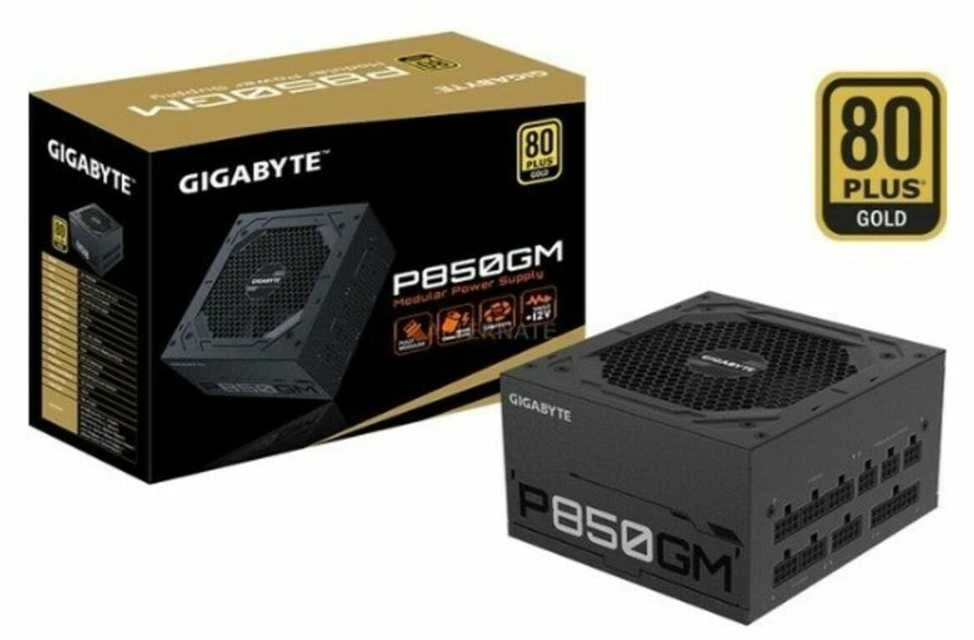 Gigabyte | Maitinimo blokas | GP-P850GM | 850 W | 80 PLUS Gold