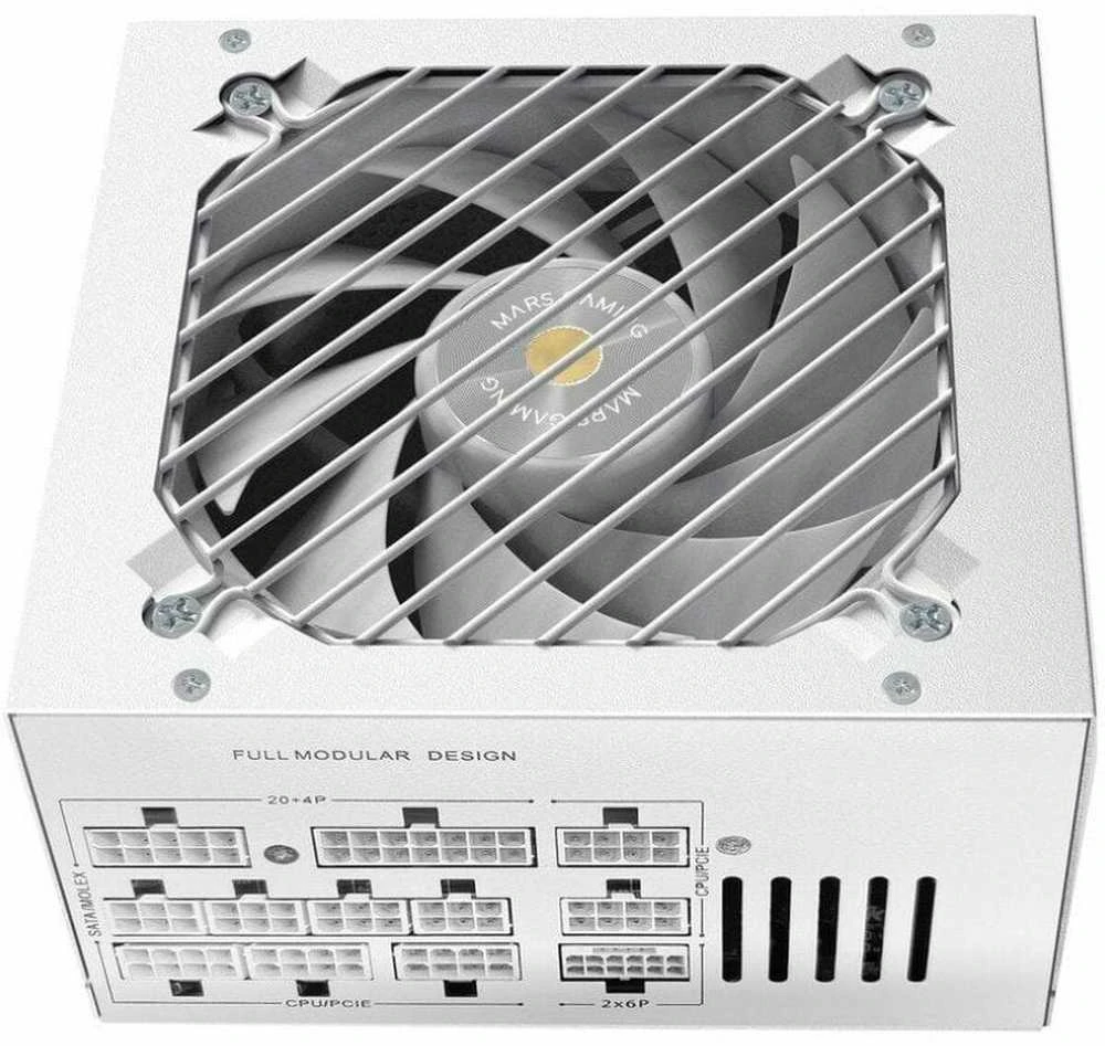 „Mars Gaming MPB1000PSIW“ pilnai modulinis maitinimo šaltinis, 1000 W, ATX 3.1 / PCIe 5.1 / 140 mm