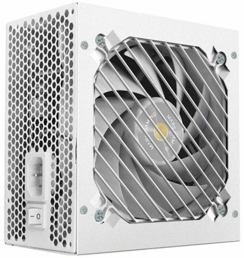 „Mars Gaming MPB1000PSIW“ pilnai modulinis maitinimo šaltinis, 1000 W, ATX 3.1 / PCIe 5.1 / 140 mm