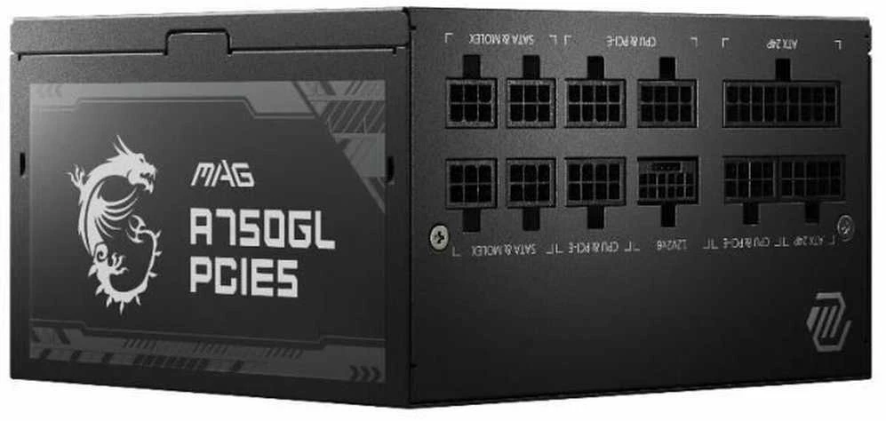 Maitinimo šaltinis MSI MAG A750GL PCIE5, 750 W, 80 Plus Gold
