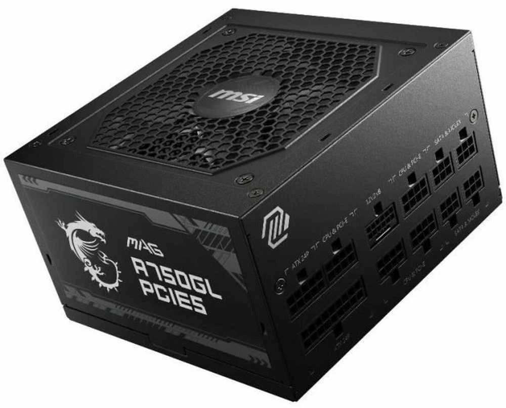 Maitinimo šaltinis MSI MAG A750GL PCIE5, 750 W, 80 Plus Gold