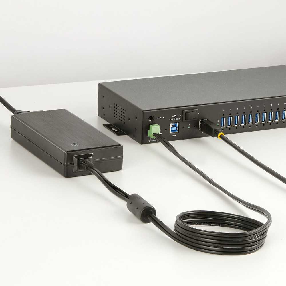 StarTech DC POWER ADAPTER - 24V/6.6A - EXTERNAL USB HUB POWER SUPPLY