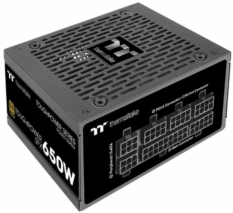 Maitinimo blokas Thermaltake Toughpower  ATX 650W Gold / 20+4 pin ATX Juodas