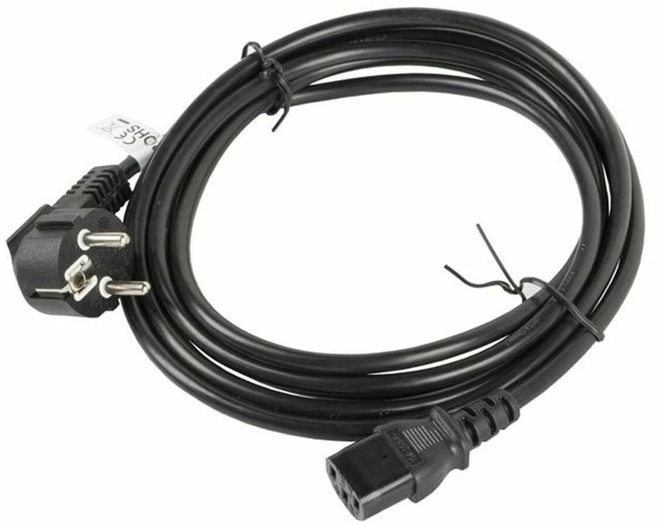 LANBERG CA-C13C-11CC-0030-BK maitinimo kompiuterio kabelis VDE CEE 7/7-> C13 3m