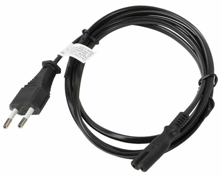LANBERG CA-C7CA-10CC-0018-BK maitinimo kabelis EURO CEE 7/16->C7 1.8m