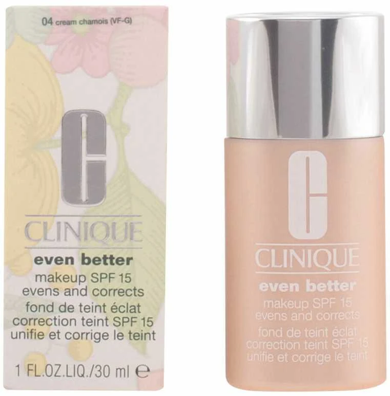 „Clinique Even Better“ drėkinamasis skystas makiažo pagrindas be parabenų WN76 Toasted Wheat SPF 15, 30 ml
