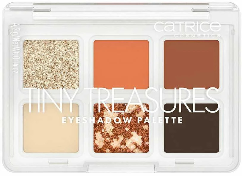 „Catrice Tiny Treasures“ akių šešėlių paletė 030 – „Heat It Up 4“, 20 g