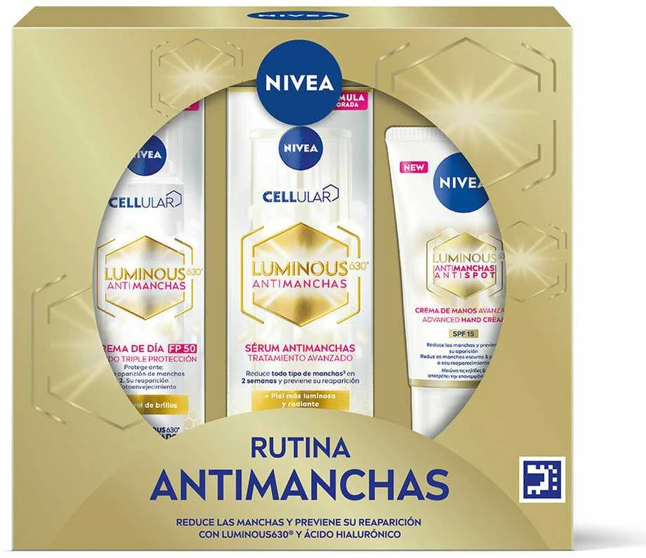 Nivea Luminous 630 nuo dėmių apsaugantis dėklas, 3 vnt