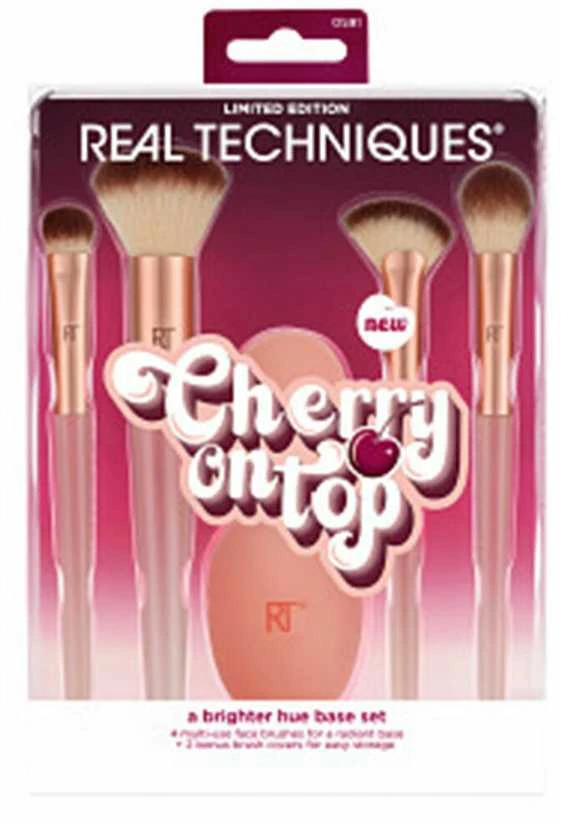 „Real Techniques Cherry On Top A Brighter Hue“ makiažo pagrindo dėžutė, 6 vnt.