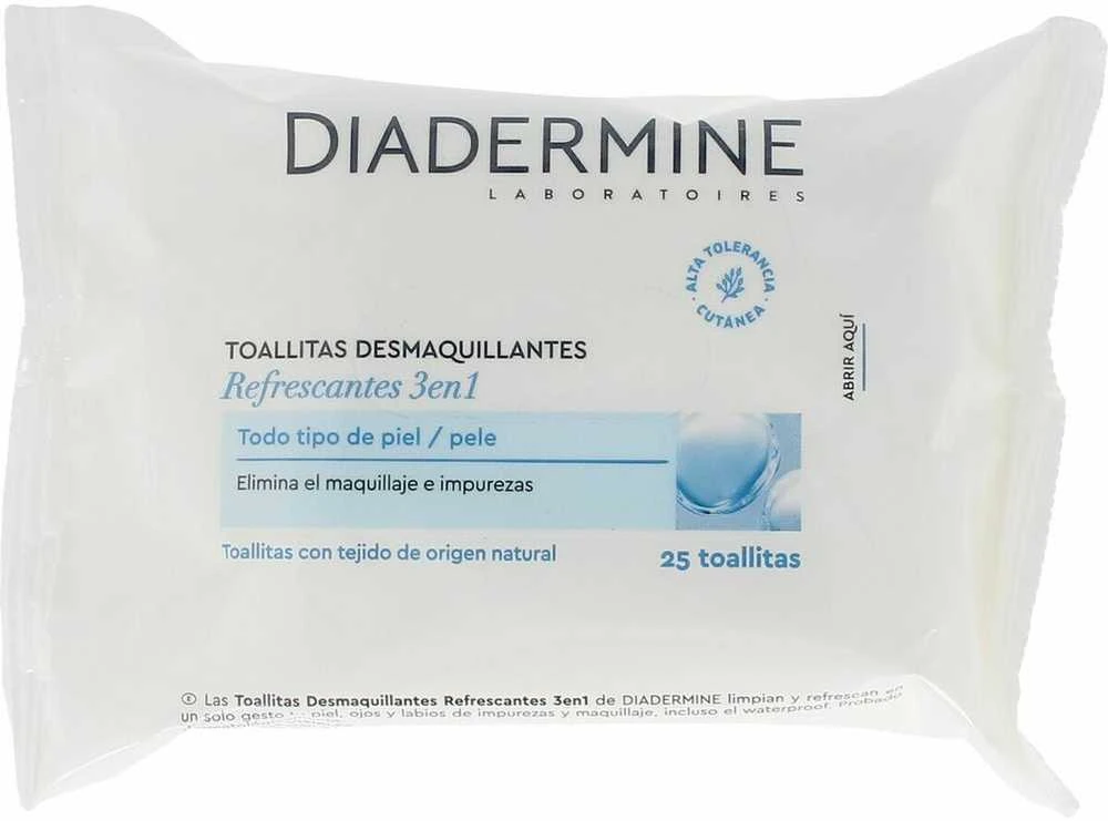 Diadermine MAKE-UP REMOVER WIPES for normal-combination skin 25 u