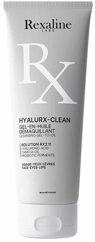Rexaline Hyalurx-Clean Gel Desmaquillante En Aceite, 125 ml