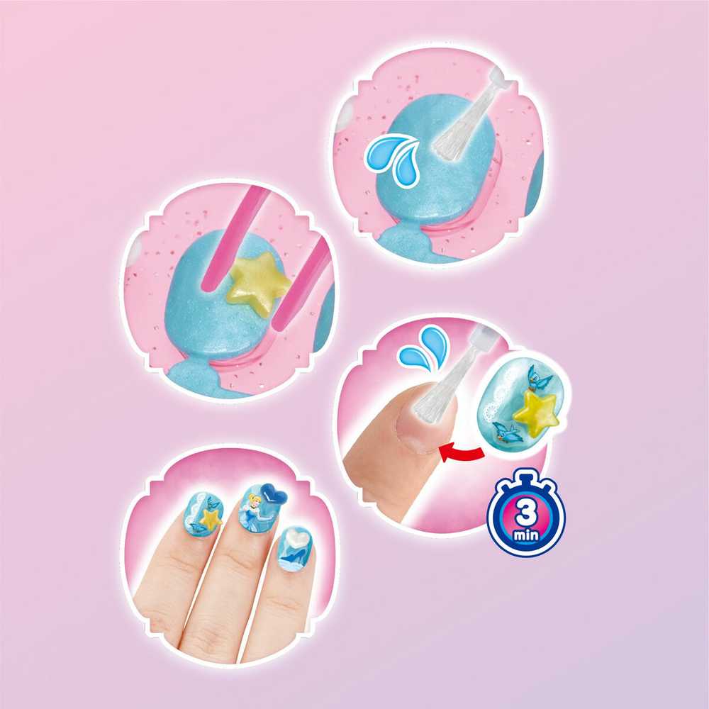 Vaikiškas nagų dekoravimo rinkinys Epoch Aquabeads Disney Princess