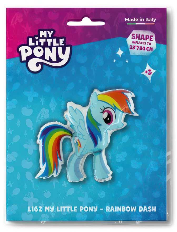 Mano mažasis ponis Rainbow Dash folijos balionas 84 cm