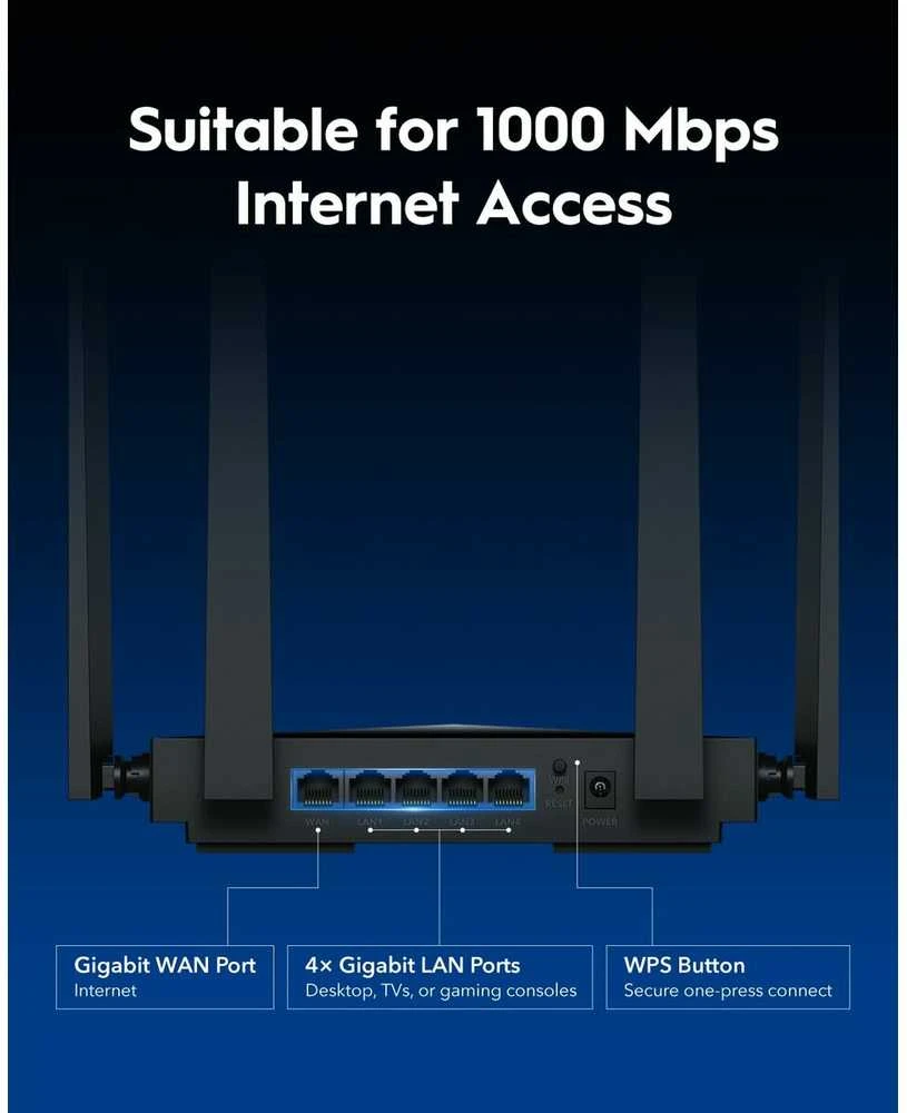 Maršrutizatorius Cudy WR3600 wi-fi 7