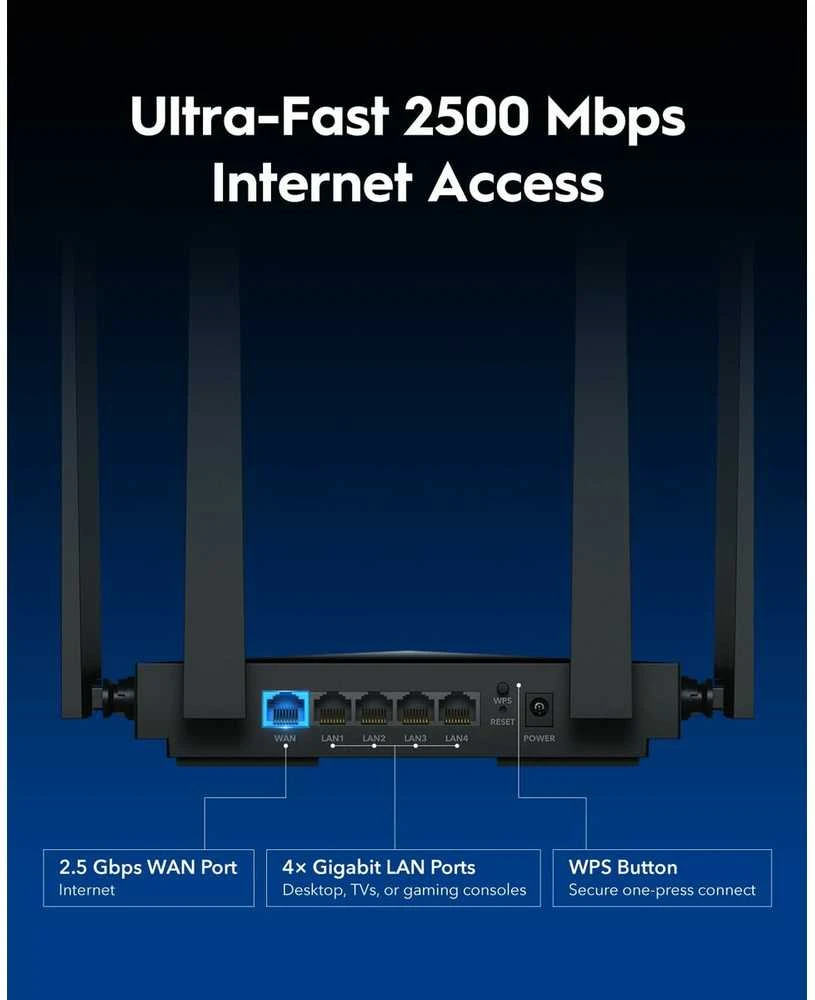 Maršrutizatorius Cudy WR3600H wi-fi 7